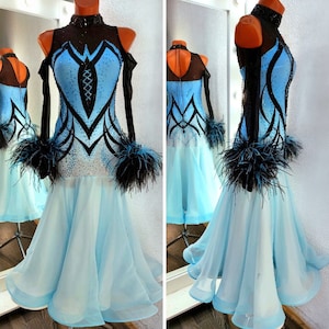Ballroom dance dress for women. American Smooth dress. Ballroom dress. Dance costume