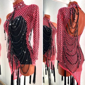 Latin ballroom dress. Rhythm dress. Competition dress. Latin dance dress. Ballroom dress.