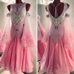 Ballroom dance dress for women. American Smooth dress. Ballroom dress. Dance costume