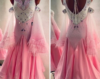 Ballroom dance dress for women. American Smooth dress. Ballroom dress. Dance costume