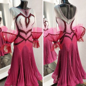 Ballroom dance dress for women. American Smooth dress. Ballroom dress. Dance costume