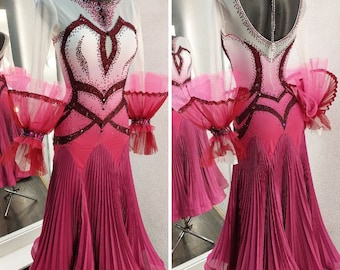 社交ダンス　競技ダンス　ドレス　オーダーメイド　ピンク 社交ダンス 競技ダンス ドレス オーダーメイド ピンク 楽天市場