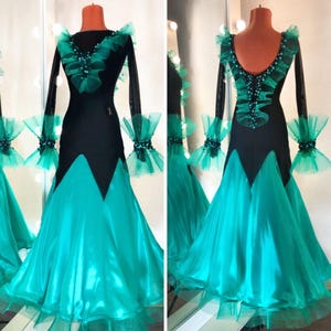 Ballroom dance dress for women. American Smooth dress. Ballroom dress. Dance costume