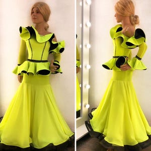 Ballroom dance dress for women. American Smooth dress. Ballroom dress. Dance costume