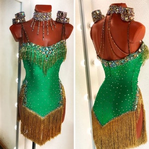 Latin ballroom dress. Rhythm dress. Competition dress. Latin dance dress. Ballroom dress.