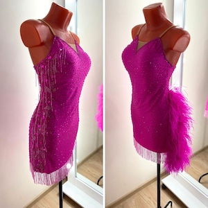 Latin ballroom dress. Rhythm dress. Competition dress. Latin dance dress. Ballroom dress.