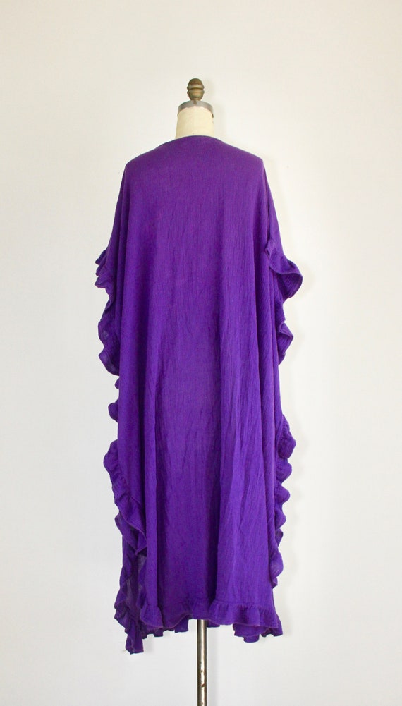 Gauze dress | vintage caftan | 1970s | cotton gau… - image 4