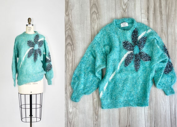 Susie Lee | vintage mohair sweater | 1980s | cott… - image 1