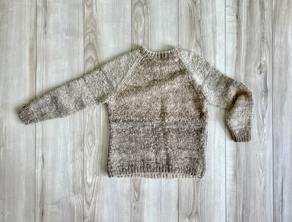 Panda sweater | hand knit | vintage wool sweater … - image 2