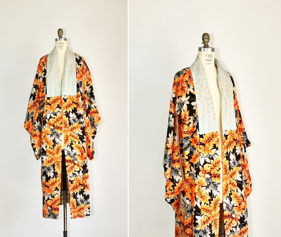 1940s kimono | Art Deco | vintage kimono | silk r… - image 1