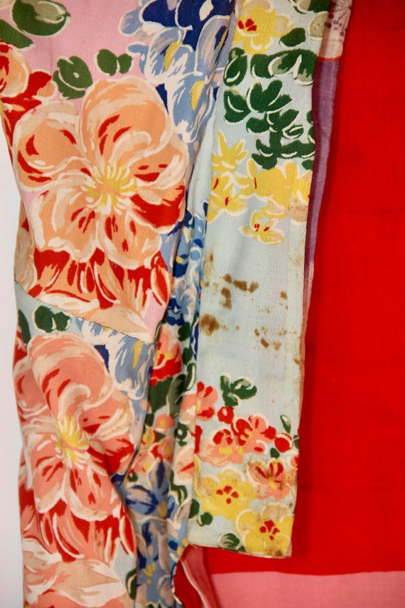 Antique kimono | silk robe | child's dressing gow… - image 9