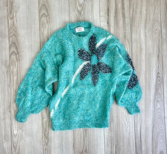 Susie Lee | vintage mohair sweater | 1980s | cott… - image 2