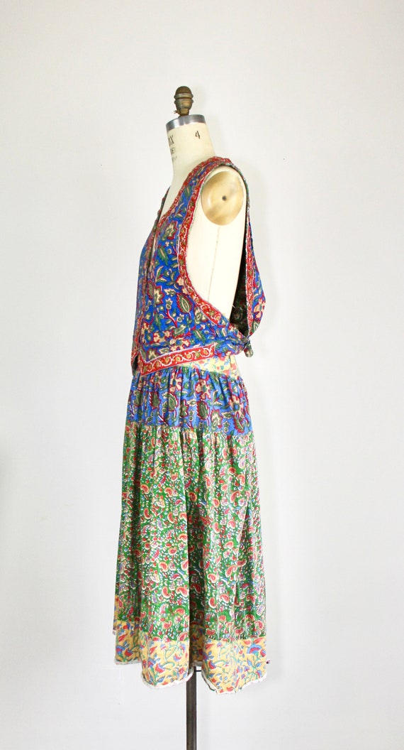 1970s skirt and vest set | bohemian | paisley | v… - image 4