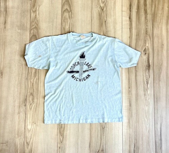 Vintage Torch Lake t-shirt | 1980s | Michigan | d… - image 1
