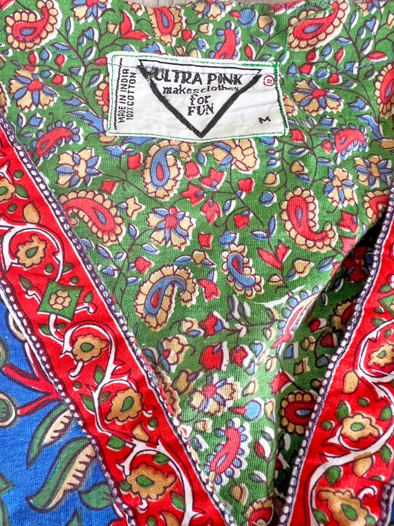 1970s skirt and vest set | bohemian | paisley | v… - image 9
