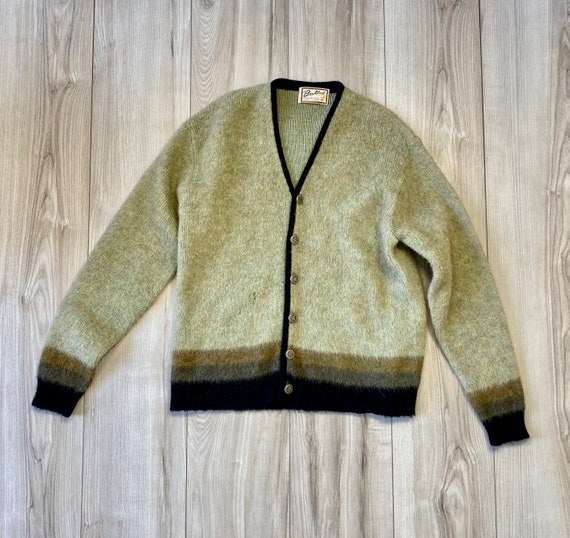 vintage mohair cardigan mens