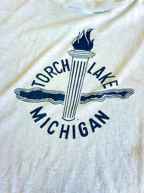Vintage Torch Lake t-shirt | 1980s | Michigan | d… - image 2