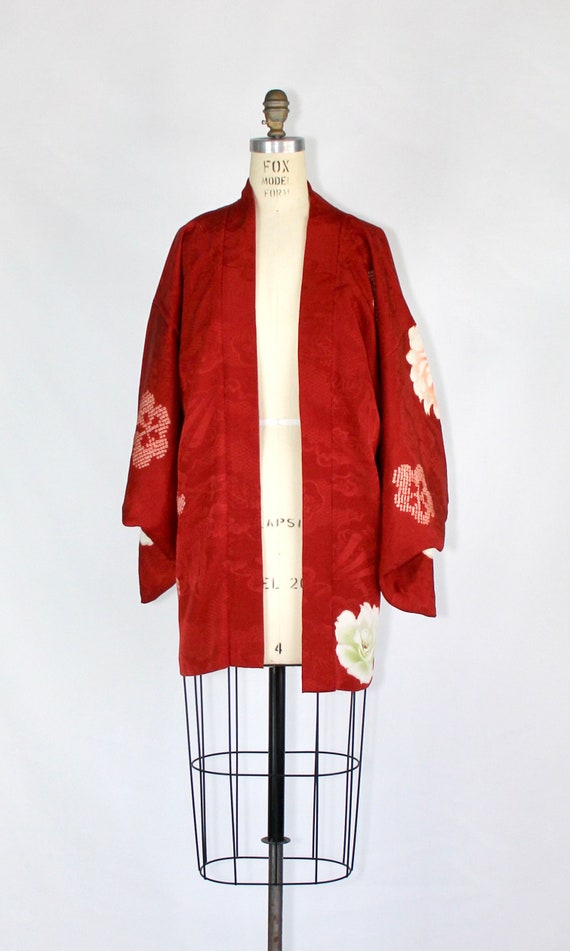 Japanese kimono | vintage haori | silk kimono | f… - image 5