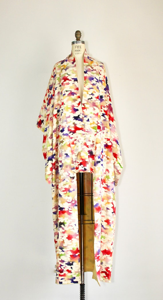 Antique kimono | silk kimono | 1940s | dressing g… - image 4