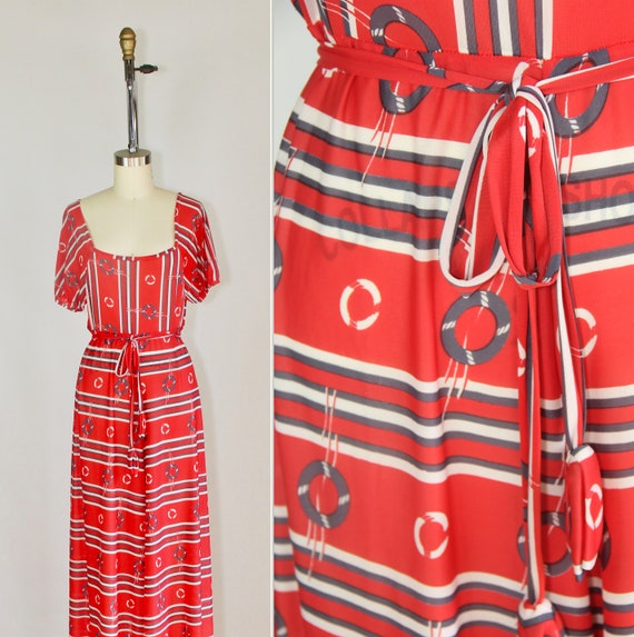1970s Jumpsuit | vintage romper | Novelty Print |