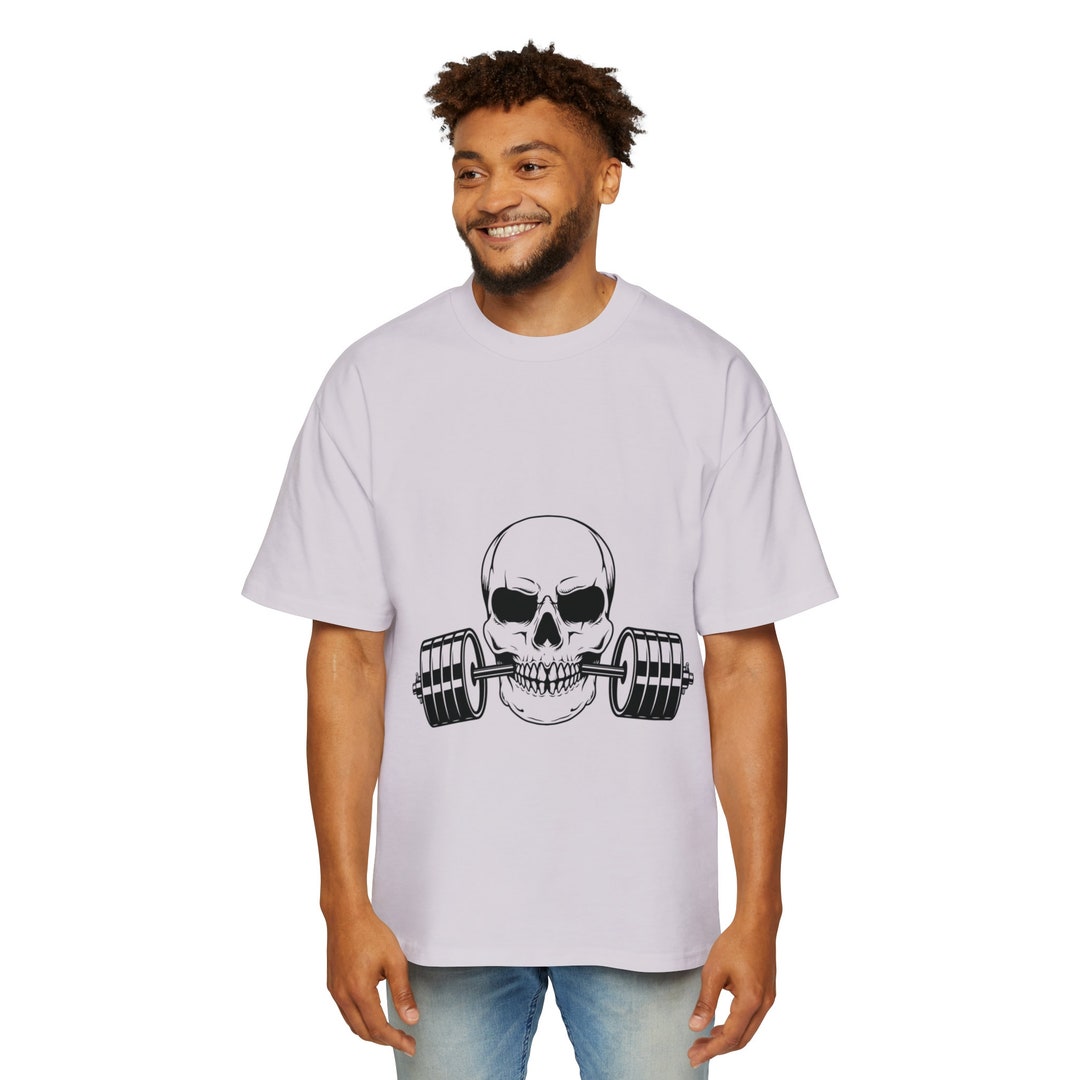 Deadlifting White Bunny Oversized Tee main image 1