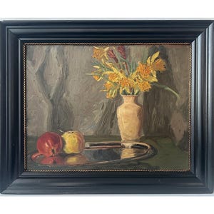 Original Still Life Oil Painting by Georg Lehmann-Fahrwasser (1887–1977) – Signed, Framed, c.1915