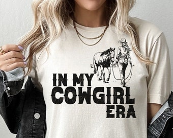 In My Cowgirl Era tshirt, music, Nashville, western cowgirl cowboy, Comfort Colors, trendy