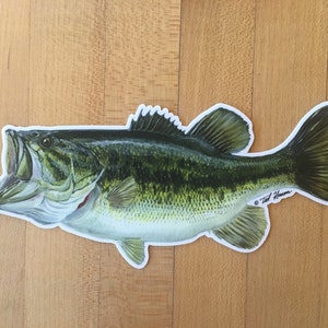 Largemouth Bass Vinyl Decal image 2