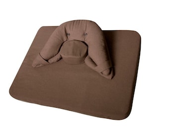 Meditation Cushion and Mat Set - Large Size by Moonleap Meditation