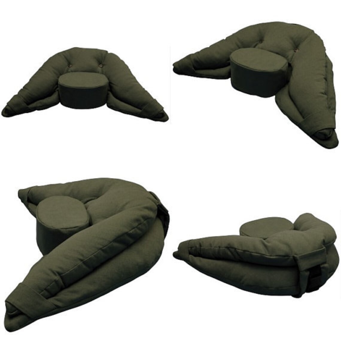 Moonleap Zen Buddhism Meditation Cushion Green Large Size Etsy