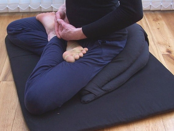 Inflatable Large Meditation Cushion Zafu Yoga - Meditation Floor Pillow  Sitting
