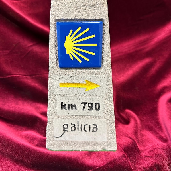 Unique en son genre ! Mini marqueur Camino de Santiago fait main : souvenir de pèlerin Camino de Santiago