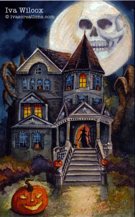 10 Cool Halloween Paintings - Spooky Halloween Art Prints to Buy in 2018