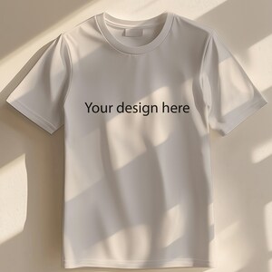 T-Shirt Mockup Bella Canvas 3001 | Flat Lay PSD Template for POD & Etsy Sellers