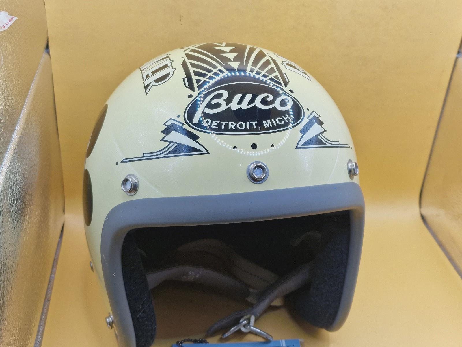 Vintage BUCO Mickey Mouse Motorcycle Helmet W/ Original Box Rare