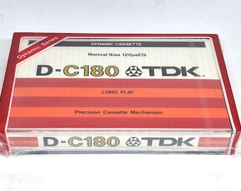 RARE TDK D-C180 1979 Usa Blank Audio Cassette Tape (Sealed) NOS! New!