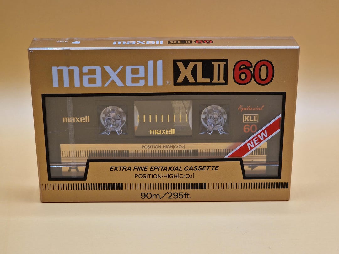Maxell XLII 60 Blank Audio Cassette Tape NEW - Etsy