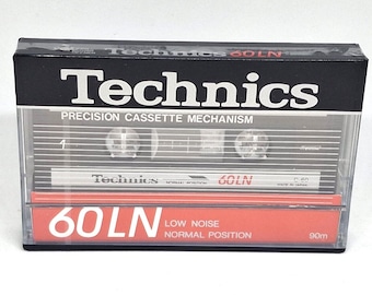 Technics LN 60 Blank Audio Cassette Tape (Sealed)