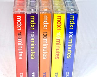 TEAC MDX1 100 COLOR SET Czysta kaseta audio (zapieczętowana)