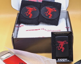 2014 Fireball Whiskey Zippo Lighter Bartender Kit