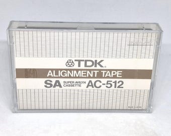 TDK ALIGNMENT Tape Sa AC-512 Cassette Tape (Sealed)