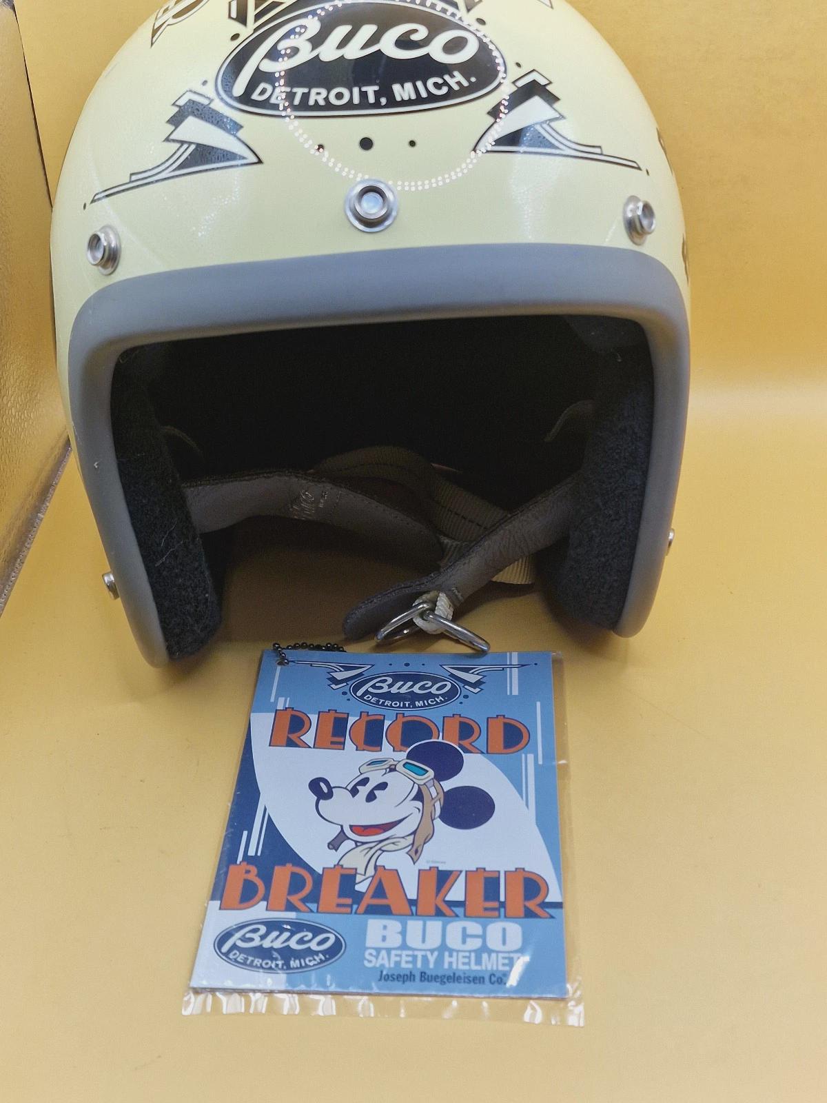 Vintage BUCO Mickey Mouse Motorcycle Helmet W/ Original Box Rare