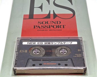 Sony ES-II 46 Sound Passport Demonstration Audio Kassette Tape Versiegelt NOS Japan Chrom Selten