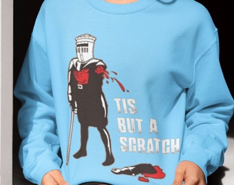 Tis But A Scratch Shirt - Graphic T-Shirt, Retro Shirt, Vintage Shirt, Birthday Gift, Graphic Design Shirt, Gift For Friend