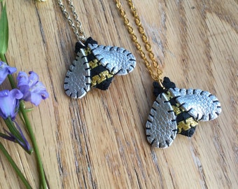 Baby Bumble Bee Necklace