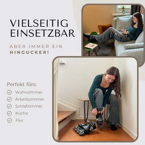 Skateboard Bank Cooles Skateboard Möbelstück für dein Zuhause, nutzbar als Skateboard Hocker, Tisch oder Bank Geschenk für Skater Bild 4