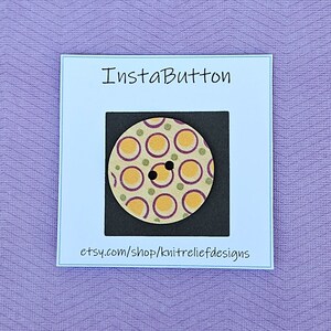 INSTANT BUTTON, shawl scarf cowl button pin closure image 1