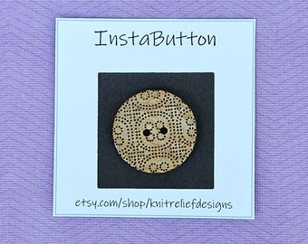 INSTABUTTON Instant Button, Shawl Scarf Cowl Button Pin Closure