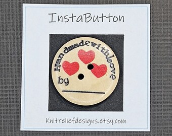 INSTABUTTON Instant Button, Shawl Scarf Cowl Button Pin Closure, Handmade By Handmade With Love