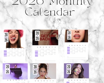 Olivia Rodrigo 2026  Calendar | Olivia Rodrigo poster | Guts wall art poster | Guts Monthly Calendar